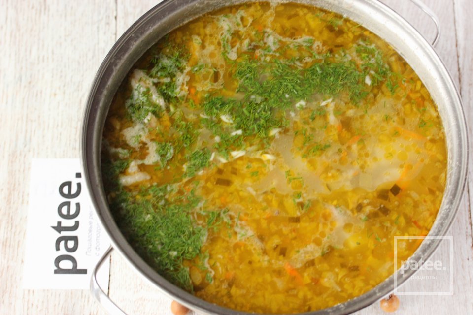 Рассольник со свиными рёбрами и перловой крупой - Шаг 19