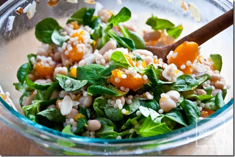 Салат из кускуса с мандаринами - Шаг 3