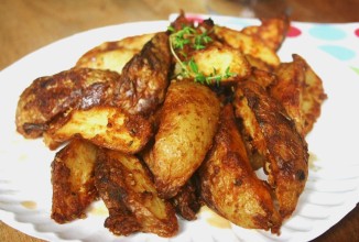 Печеный картофель с паприкой