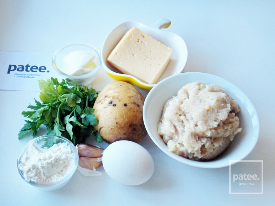 Драники запеченные с мясным фаршем - Шаг 1