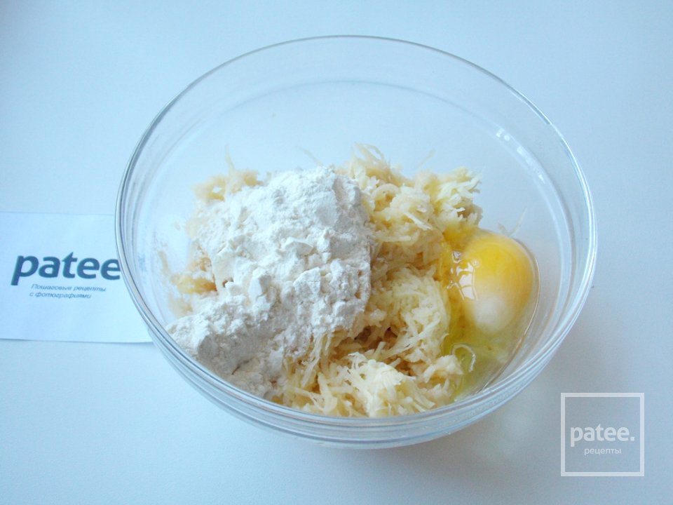 Драники запеченные с мясным фаршем - Шаг 4