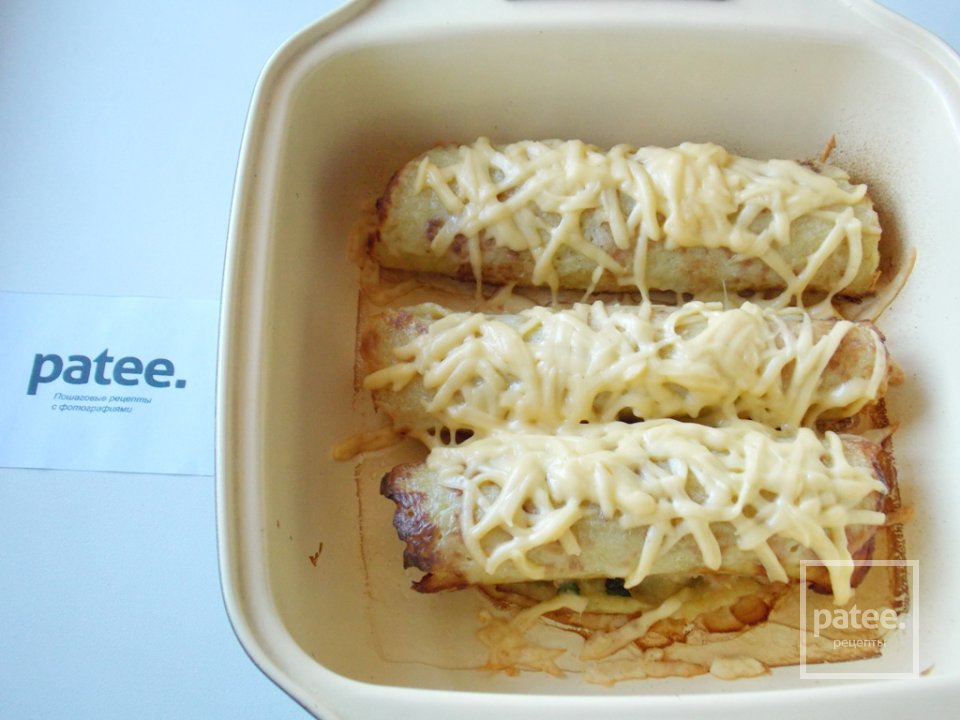 Драники запеченные с мясным фаршем - Шаг 13