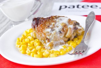 Курица в сметанно-чесночном соусе