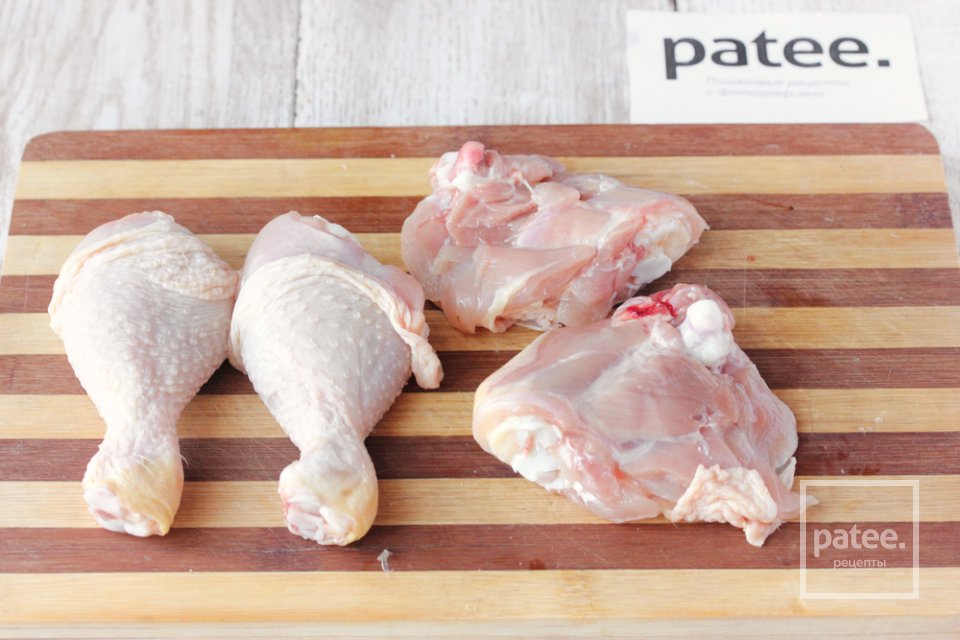 Курица в сметанно-чесночном соусе - Шаг 2