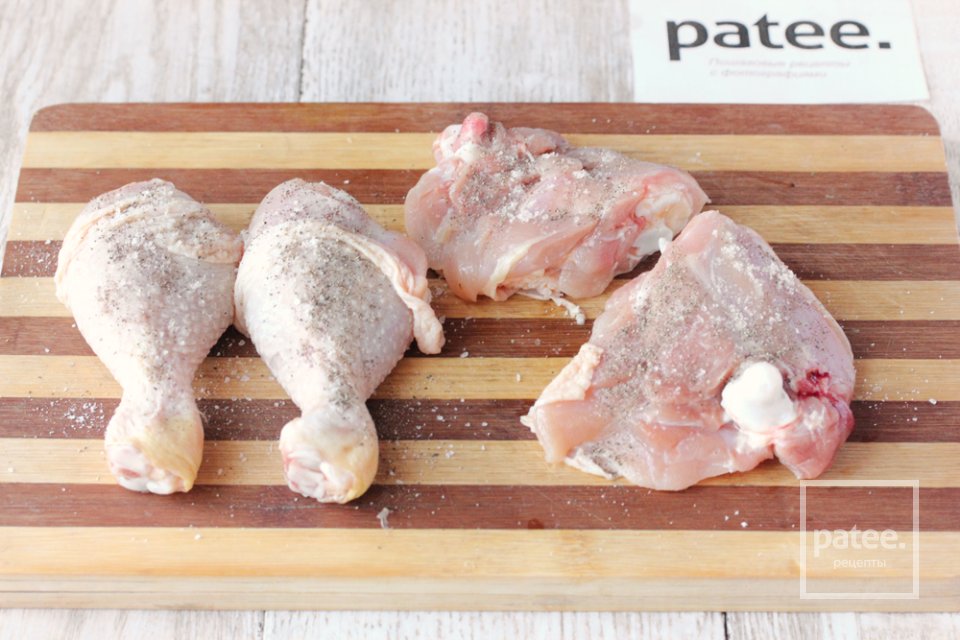 Курица в сметанно-чесночном соусе - Шаг 3