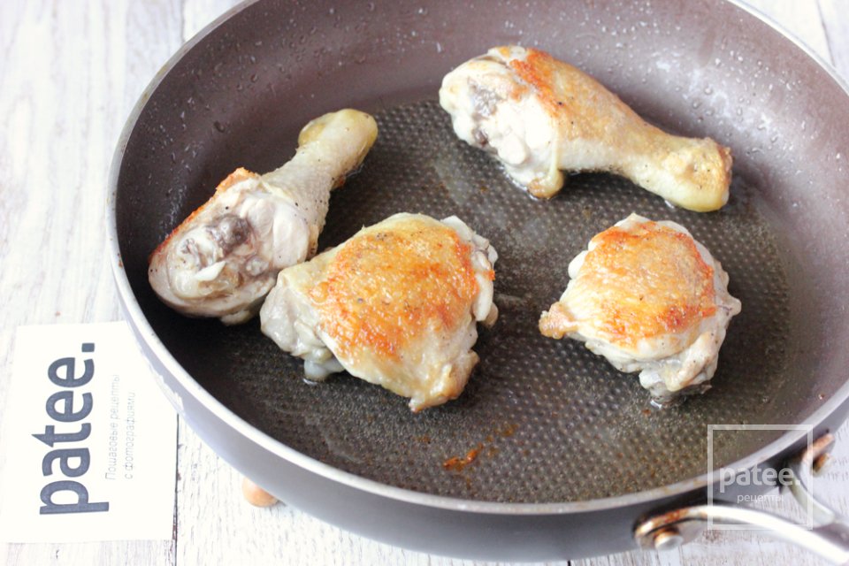 Курица в сметанно-чесночном соусе - Шаг 5