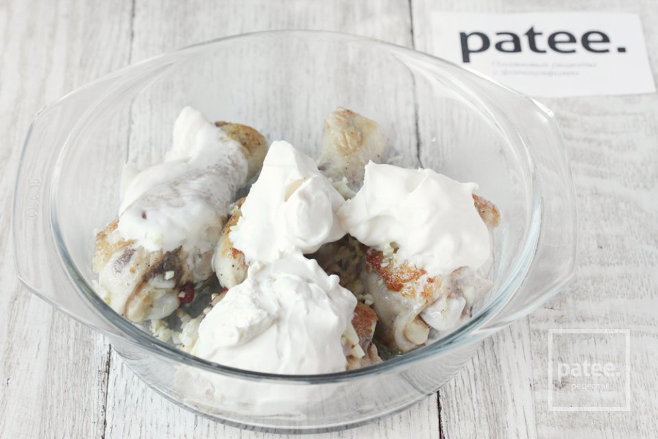 Курица в сметанно-чесночном соусе - Шаг 8