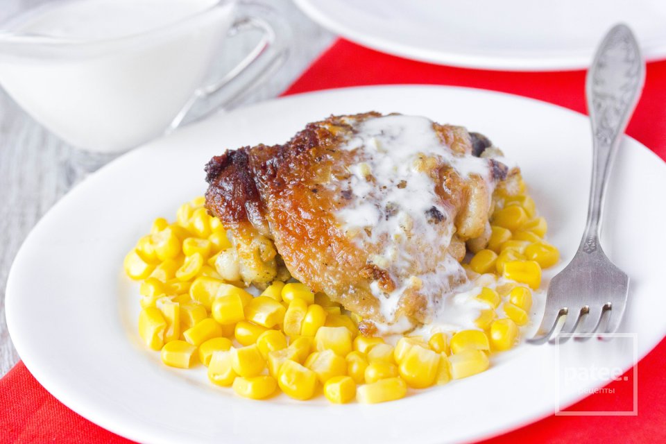 Курица в сметанно-чесночном соусе - Шаг 12