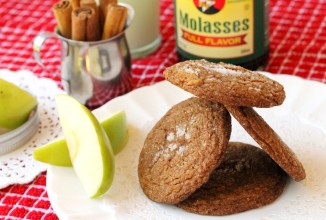 Яблочное печенье с мелассой
