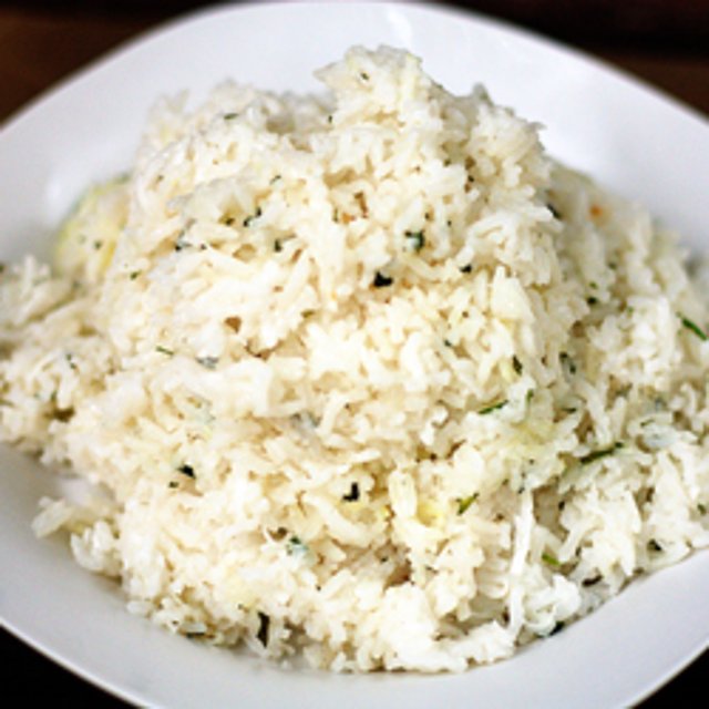 Рис с кокосом и имбирем