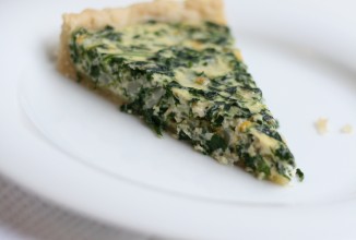 Лоранский пирог со шпинатом