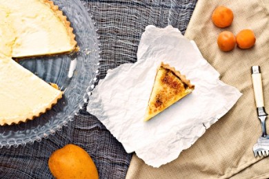 Рецепт Пирог  с абрикосами и манго