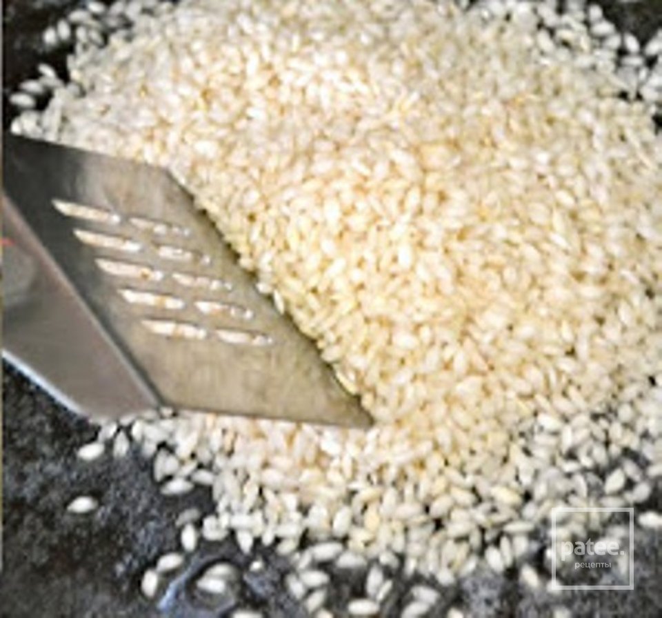 Ризотто с персиком и базиликом - Шаг 2