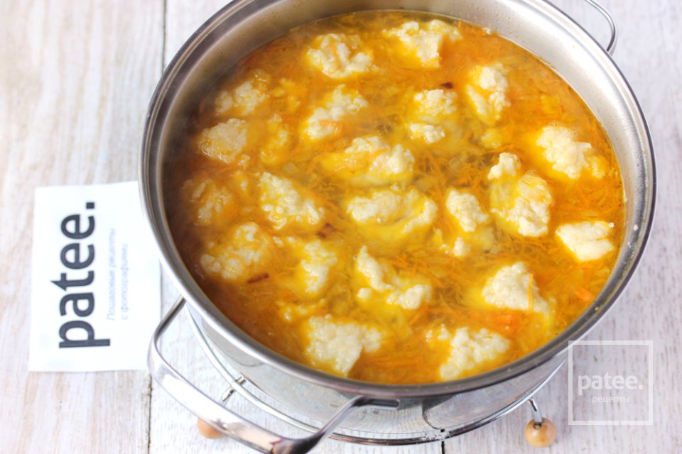 Суп с галушками по-домашнему - Шаг 10