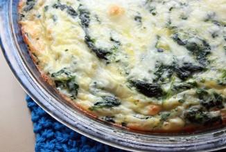 Тарт со шпинатом