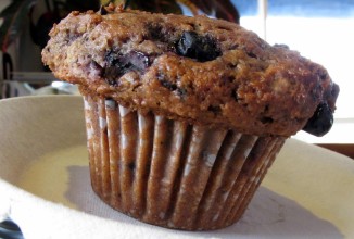 Черничный маффин