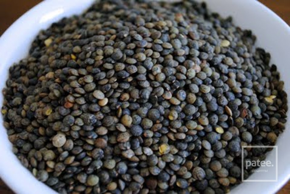 Салат из чечевицы с соусом - Шаг 1