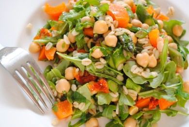 Рецепт Ячменный салат с овощами