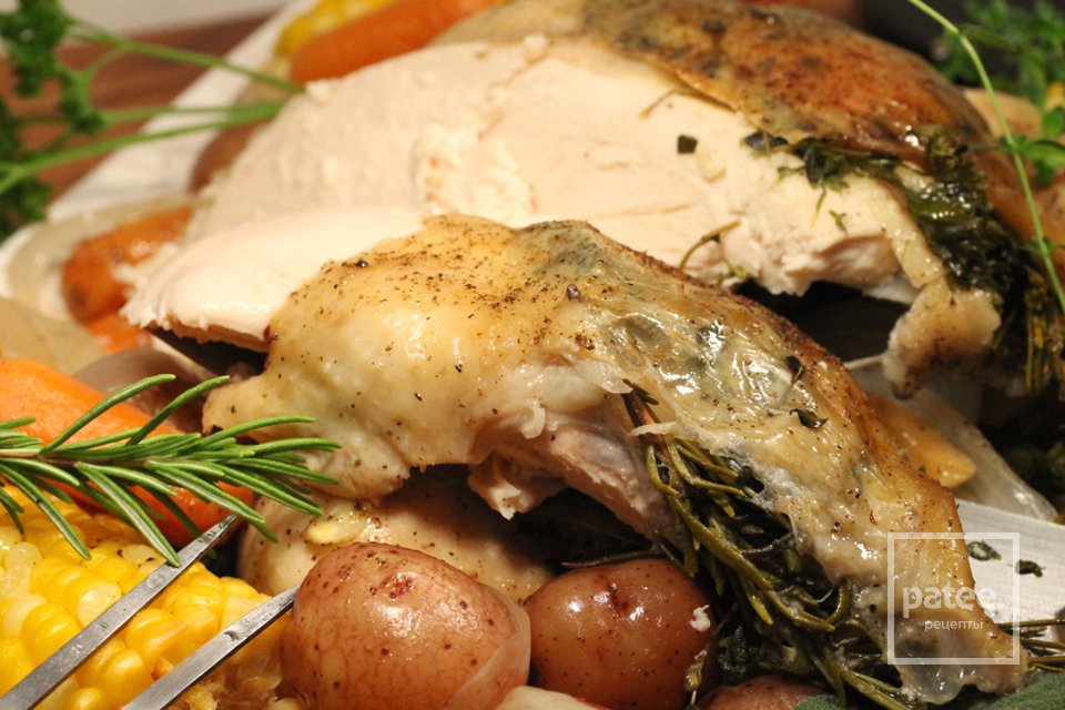 Курица с овощами - Шаг 21