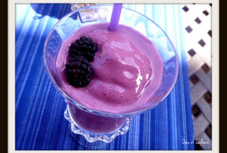 Черничный смузи