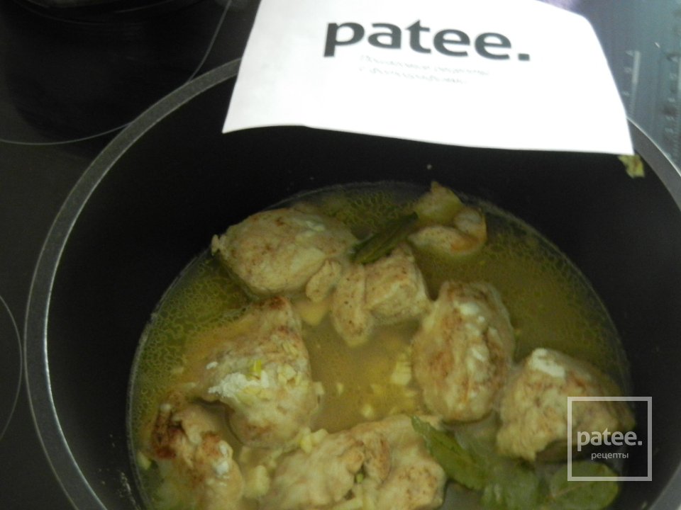 Фрикасе по-парижски из курицы с белым вином - Шаг 4