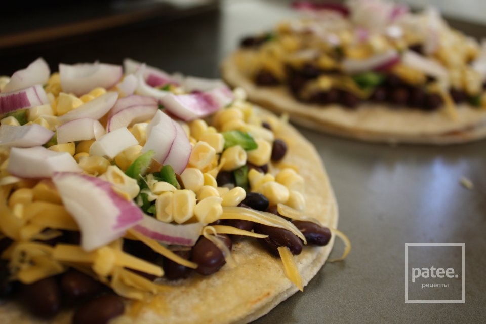 Тостада с фасолью - Шаг 5