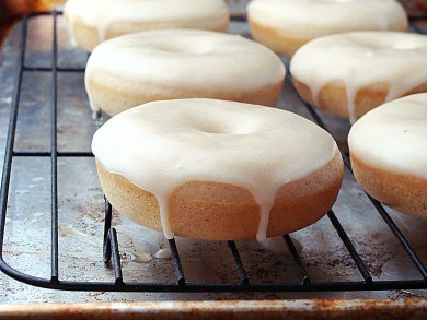 Рецепт Пончики с сахарной глазурью