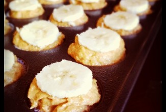 Бананово-тыквенные кексы