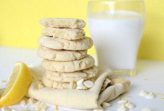 Лимонное печенье с белым шоколадом