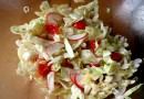 Салат из капусты с редисом