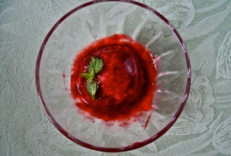 Мятно-малиновый шербет