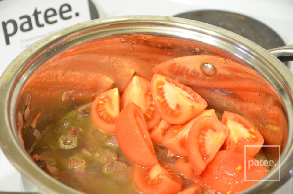 Гуляш из баранины с овощами - Шаг 9