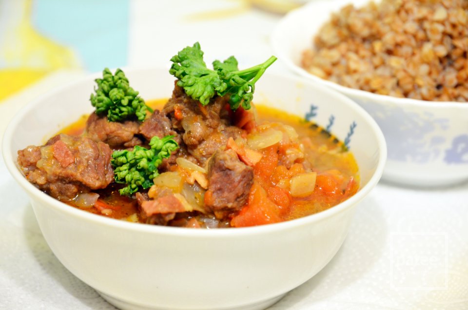 Гуляш из баранины с овощами - Шаг 12