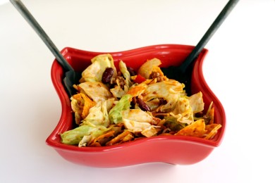 Рецепт Салат с говядиной, фасолью и помидорами