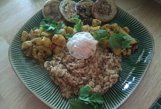 Курица карри с картофелем