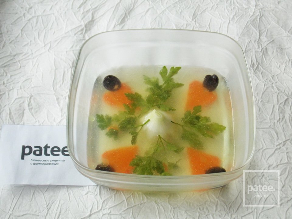 Заливное из индейки - Шаг 9