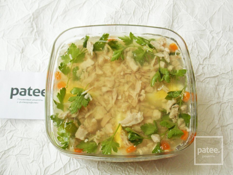 Заливное из индейки - Шаг 11