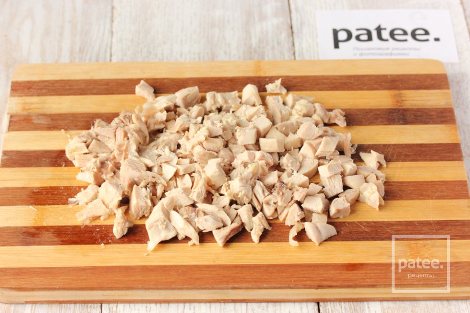 Салат с куриным мясом, стручковой фасолью и сладким перцем - Шаг 2