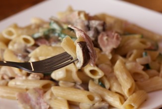 Сливочная паста с ветчиной