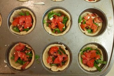 Корзиночки с овощами - приготовление