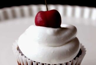 Шоколадные кексы с зефиром