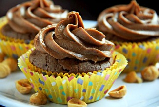 Кексы с нутеллой