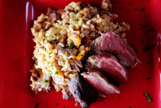 Ризотто с ветчиной