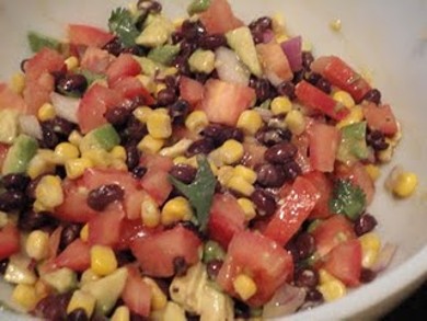 Рецепт Салат с фасолью и авокадо