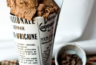 Шоколадное мороженое-мусс