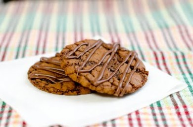Рецепт Шоколадное печенье с глазурью