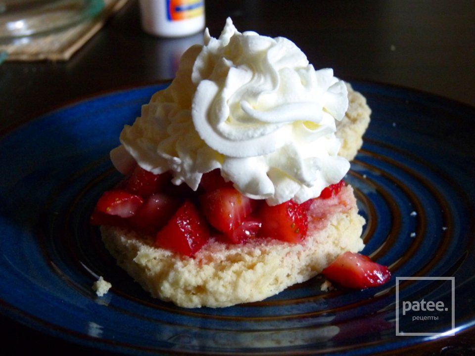 Печенье с клубникой и сливками - Шаг 24