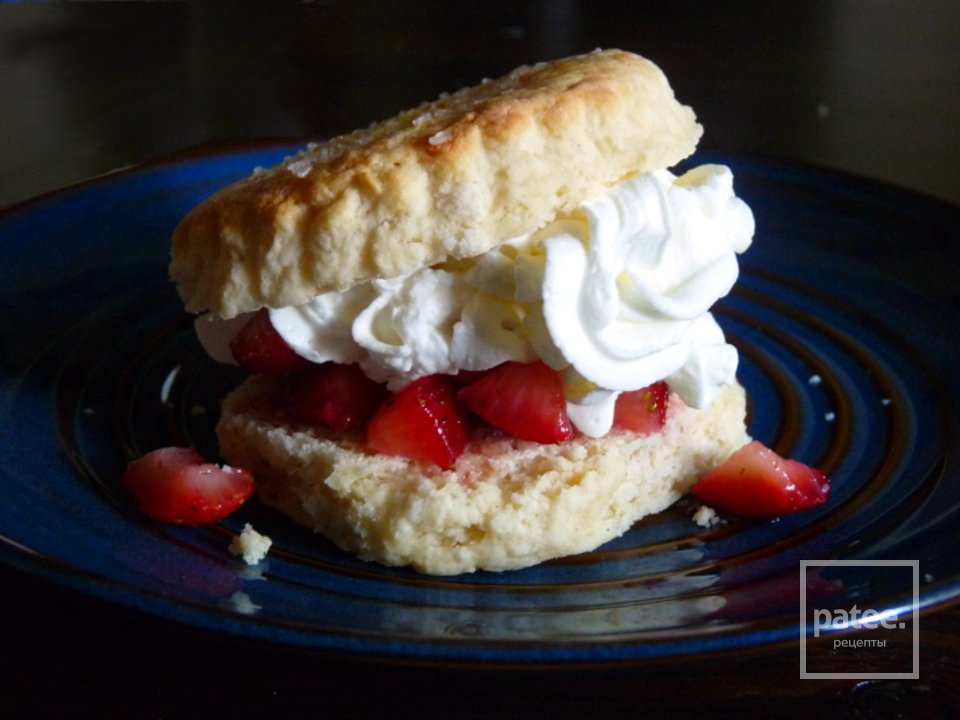 Печенье с клубникой и сливками - Шаг 25