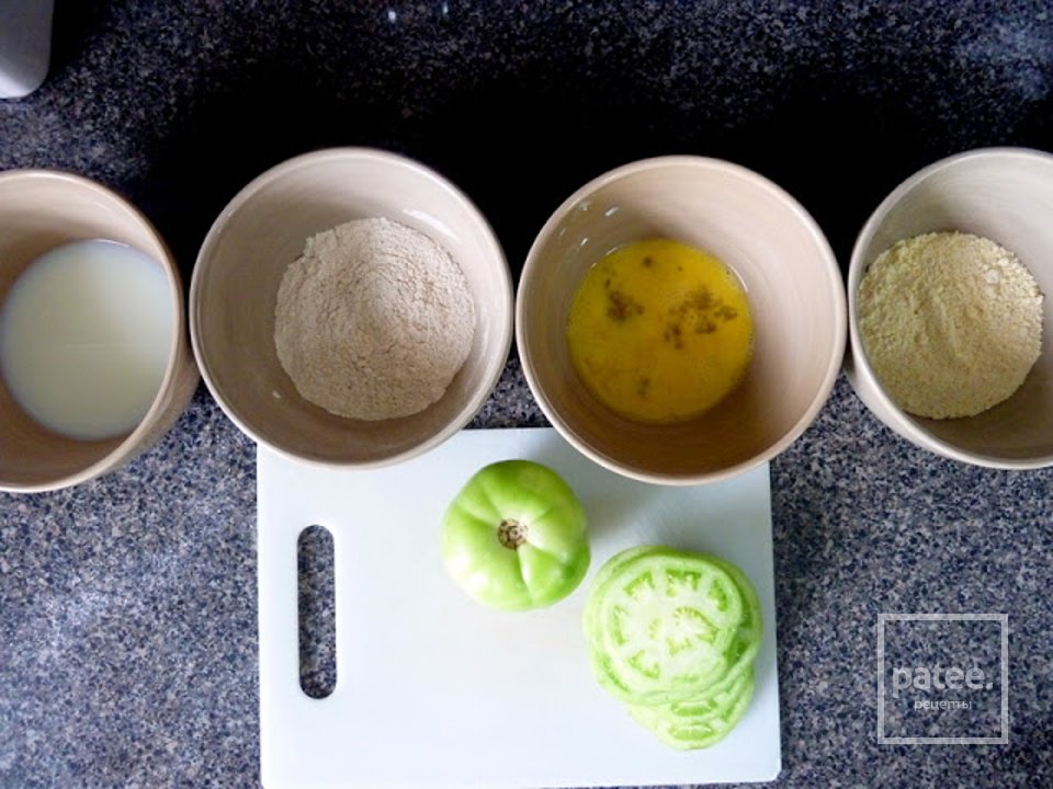 Зеленые помидоры в панировке - Шаг 3