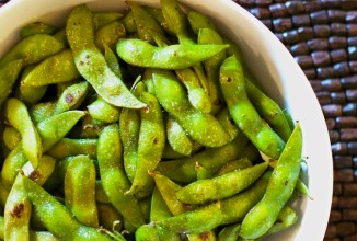 Эдамаме с чесноком
